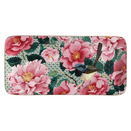 HV0174 Блюдо сервірувальне TEAS & C`S Silk Road Aqua, порцелянове, 25 х 12 см - 1 HV0174 Блюдо сервірувальне TEAS & C`S Silk Road Aqua, порцелянове, 25 х 12 см - 1