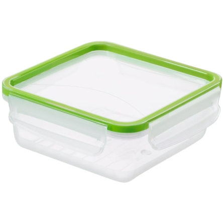 Ємність для морозилки Rotho CLIC &amp; LOCK прозора із салатовою кришкою 0.8л (RTH-11625) - 1