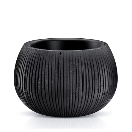 Горщик для квітів Prosperplast BETON BOWL із вкладишем 29х19.5см чорний (65919-411) - 1 Горщик для квітів Prosperplast BETON BOWL із вкладишем 29х19.5см чорний (65919-411) - 1