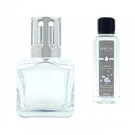 4710 Аромалампа Maison Berger Paris ICE CUBE CLEAR, 250 мл + Наповнювач з ароматом AIR PUR, 250 мл - 3