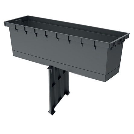 Балконний ящик Prosperplast URBI CASE 58х18х49.8см білий (73607-449) - 2 Балконний ящик Prosperplast URBI CASE 58х18х49.8см білий (73607-449) - 2
