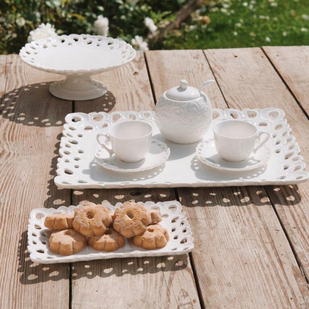 P003900015 Чашка для кави з блюдцем La Porcellana Bianca VALENTINO, порцеляна, 80 мл - 3