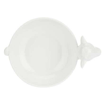 U10010091U00 Тарілка для моцарелли La Porcellana Bianca FATTORIA, 27 х 18 см - 4