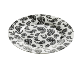 S82003 Тарілка Paisley ART DECO порцелянова, діам. 20 см