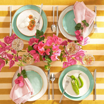 Мисочка Rose&amp;Tulipani Milano CONCERTO AVORIO, керамограніт, кремовий, 8 х 8 см - 6