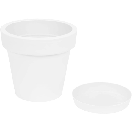 Горщик для квітів Prosperplast LOFLY 20х18.5см білий (70711-449) - 3