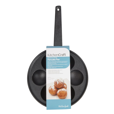 Сковорода для датских панкейков Kitchen Craft, чугун, диам. 20 см - 4 Сковорода для датских панкейков Kitchen Craft, чугун, диам. 20 см - 4