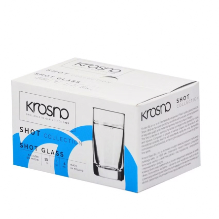 Набір чарок для горілки SHOT 30мл х 6шт (KROS-789019) - 3