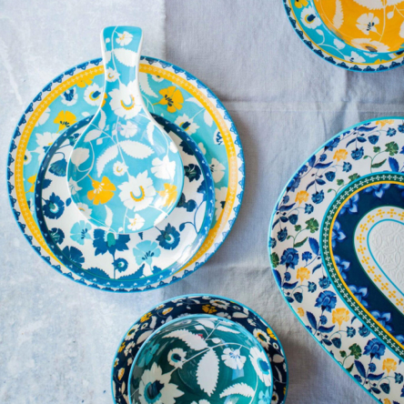 AW0464 Миска RHAPSODY BLUE порцелянова, діам. 20 см, 900 мл - 3