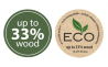 Горщик для квітів Prosperplast RYFO ECO WOOD 11х11х9см круглий бежевий (81923-4665) - 2 Горщик для квітів Prosperplast RYFO ECO WOOD 11х11х9см круглий бежевий (81923-4665) - 2