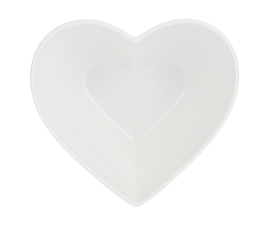 P002000717 Миска для солодощів HEART La Porcellana Bianca CUPIDO, порцеляна, 15 х 16,5 х 6,5 см