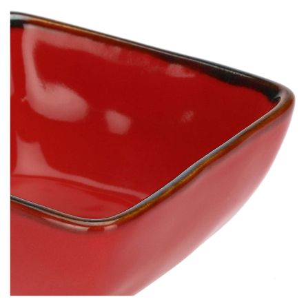 Тарілка для салата Rose&amp;Tulipani Milano CONCERTO CORALLO, керамограніт, корал, діам. 20 см - 8