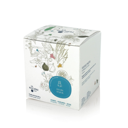 Свічка ароматизована La Roshere ABEILLE Fleur d’Azur, h 9,4 см, 200 г - 2