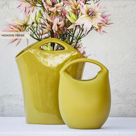 Ваза Rituali Domestici LEGRAZIOSE, керамика, кремовая, 19 х 8,5 х 23 см - 2