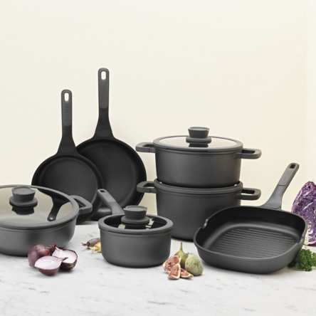 Каструля з антипригарним покриттям BergHOFF LEO STONE+ діаметр 24см, 5.6л (3950594) - 3 Каструля з антипригарним покриттям BergHOFF LEO STONE+ діаметр 24см, 5.6л (3950594) - 3