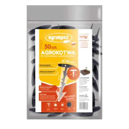 Колочки для фиксации агроволокна, 100 шт. черный (Agro-E0047) - 1