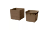 Горщик для квітів Prosperplast Madera Square Eco Wood 38.5х38.5х37см квадратний, кавовий (82771-4625) - 3