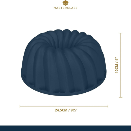 Декоративна форма для випікання Kitchen Craft MASTERCLASS SWIRL, алюміній, 23,6 х 23,6 х 10 см - 7