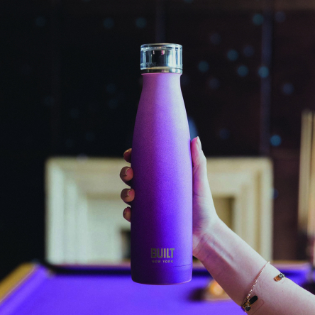 Пляшка металева Built, з подвійними стінками, рожева, 500 мл - 3