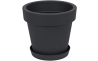 Горщик для квітів Prosperplast LOFLY 20х18.5см антрацит (70711-433) - 2