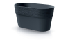 Горщик для квітів Prosperplast FURU 27.7х14.7х14.8см овальний антрацит(73768-433) - 1