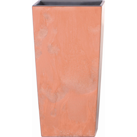 Горшок для цветов Prosperplast URBI SQUARE EFFECT 19.5х19.5х37.5см квадратный с вкладышем терра мраморный (66312-624) - 2 Горшок для цветов Prosperplast URBI SQUARE EFFECT 19.5х19.5х37.5см квадратный с вкладышем терра мраморный (66312-624) - 2