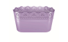 Горшок для цветов Prosperplast LACE 28.5х13.5х15.5см лаванда (78979-2635) - 1 Горшок для цветов Prosperplast LACE 28.5х13.5х15.5см лаванда (78979-2635) - 1