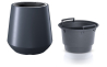 Горщик для квітів Prosperplast HEOS із вкладишем 44х44см антрацит (88932-433) - 1