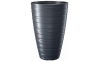 Горшок для цветов Prosperplast MAZE круглый с вкладышем 37.5х58см антрацит (88864-433) - 2