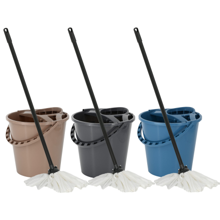 Комплект для прибирання YORK МОП СЕТ 10л (Відро МОП10л, кий,мочалка) (YR-1898) - 1