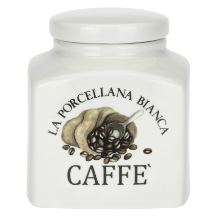 P0126110CA Банка для кави La Porcellana Bianca CONSERVA, порцеляна, 1,1 л - 1