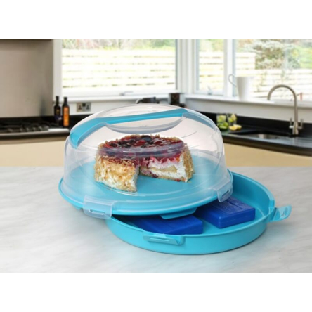 Тортівниця кругла 7л (34.5 х 15.5см). з відділенням для охолоджувальних вкладишів (UCS-804008) - 3 Тортівниця кругла 7л (34.5 х 15.5см). з відділенням для охолоджувальних вкладишів (UCS-804008) - 3