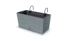 Балконний ящик Prosperplast FURU Case W навісний 40х18х20см сірий (57949-422) - 1