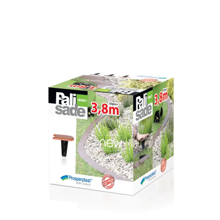 Паркан декоративний Prosperplast Palisada 380х11.5/1.2см коричневий (99514-222) - 2