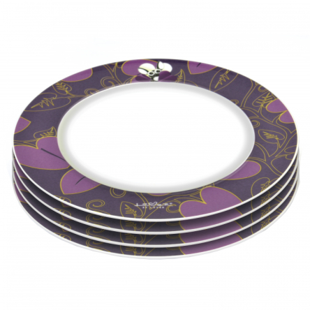 Тарілка фіолетова BergHOFF Lover by Lover діаметр 21.5см 4шт. (3800009) - 1