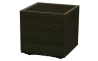 Горщик для квітів Prosperplast Madera Square Eco Wood 38.5х38.5х37см квадратний, кавовий (82771-4625) - 1