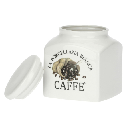 P0126110CA Банка для кави La Porcellana Bianca CONSERVA, порцеляна, 1,1 л - 5