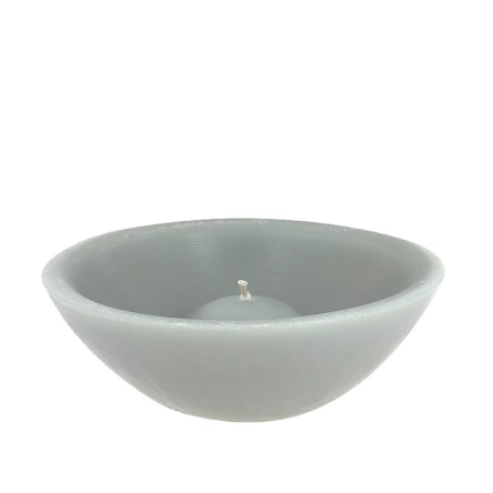 Свеча плавающая Bougies La Française, светло-серая, 20 х 7,5 см, 700 г - 1