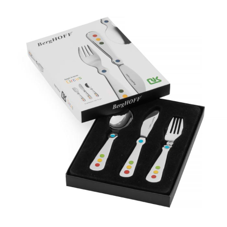 Набір столових приладів для дітей BergHOFF Circus 3предмета (1204030) - 3 Набір столових приладів для дітей BergHOFF Circus 3предмета (1204030) - 3