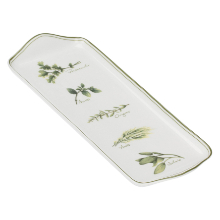 U10138046P00 Блюдо сервірувальне прямокутне La Porcellana Bianca COLTIVIA, порцеляна, 35 х 15 см - 1 U10138046P00 Блюдо сервірувальне прямокутне La Porcellana Bianca COLTIVIA, порцеляна, 35 х 15 см - 1