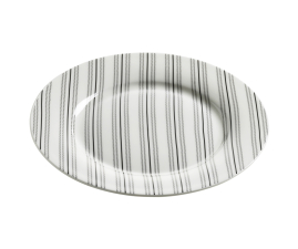 S82002 Тарілка Stripes ART DECO порцелянова, діам. 20 см