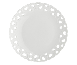 P003900120 Тарелка обеденная La Porcellana Bianca VALENTINO, фарфор, диам. 20 см