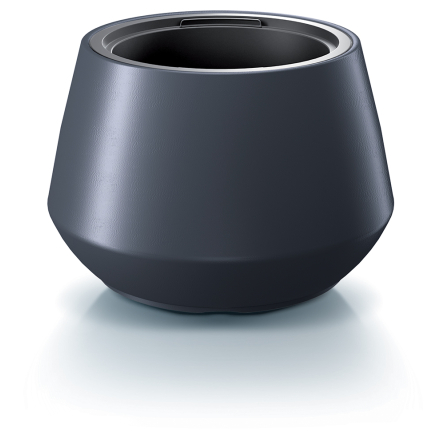 Горшок для цветов Prosperplast HEOS с вкладышем 44х30см антрацит (89397-433) - 2
