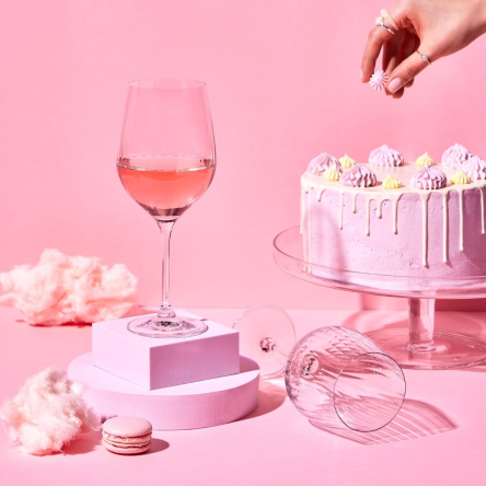 Набор бокалов для красного вина HARMONY LUMI 450мл х 4шт (KROS-911304) - 3 Набор бокалов для красного вина HARMONY LUMI 450мл х 4шт (KROS-911304) - 3