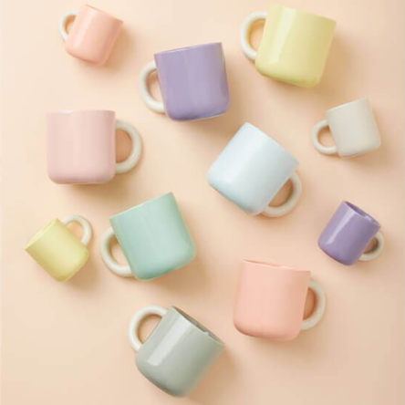 DI0326 Кухоль для чаю SHERBET Pink, порцеляна, 370 мл - 3