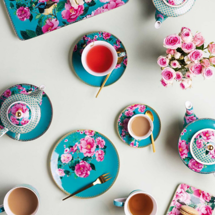 HV0164 Кружка для чая TEAS &amp; C`S Silk Road Aqua, фарфоровая, 300 мл - 4
