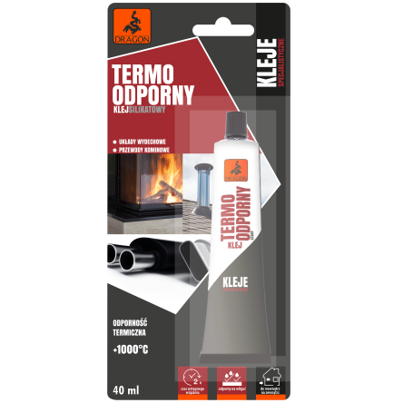 Клей жаростойкий 40мл (DRG-56580) - 1