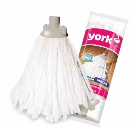 Мочалка для підлоги YORK МОП BIANCO синтетична біла мега (YR-7801) - 1