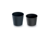 Горщик для квітів Prosperplast URBI 25х25х25см круглий із вкладишем антрацит (88373-433) - 2