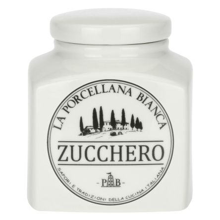 P01260500Z Банка для цукру La Porcellana Bianca CONSERVA CLASSIC, порцеляна, 0,5 л - 1